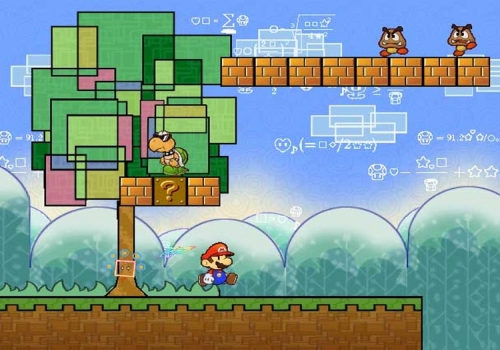 paper mario level background